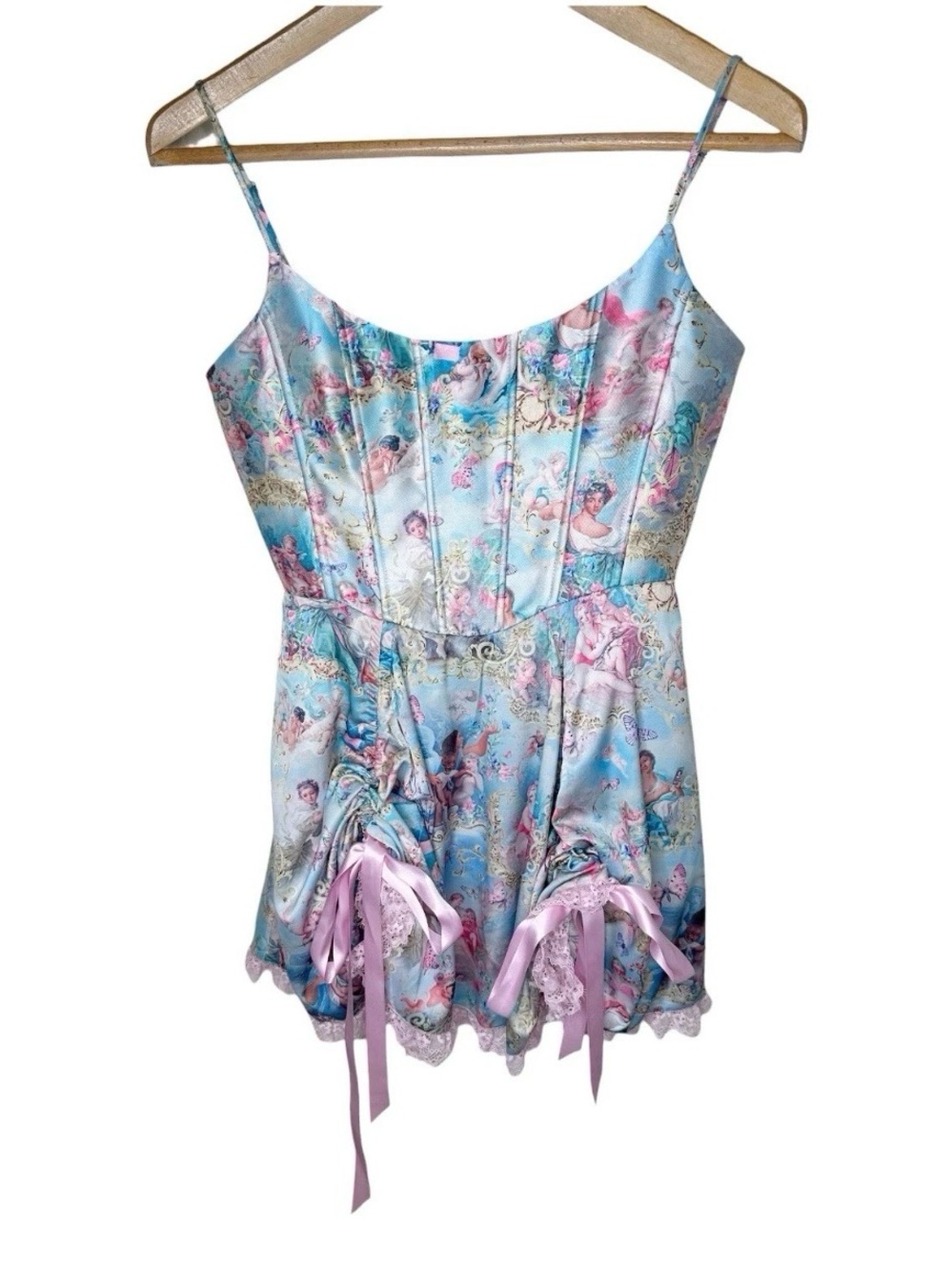 Dolls Kill Sugar Thrillz Divine Lush Opulence Corset Dress Size Medium